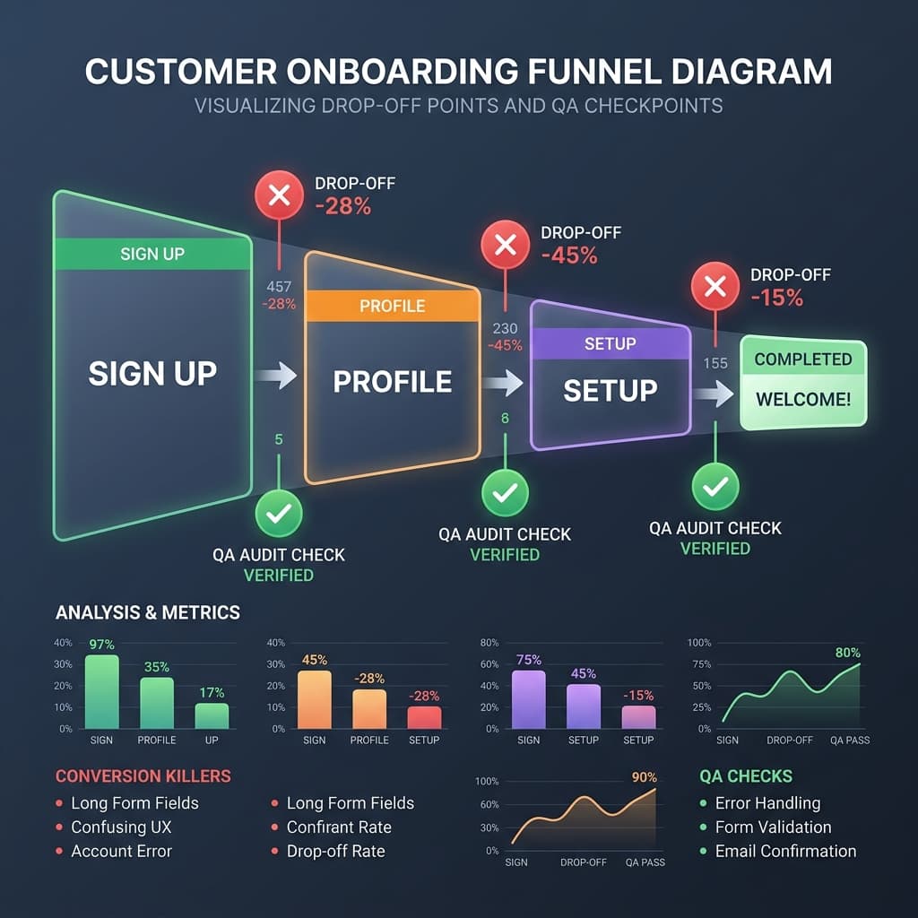 The 5-Step QA Audit That Finds Conversion Killers in Your Onboarding Flow